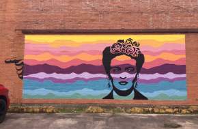 Downtown Mural Artwork - Fannin Street