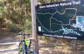 map of a nature trail