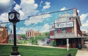 Uptown Roxboro Clock