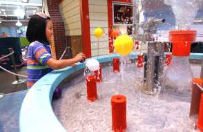 Hands on Museum fountain