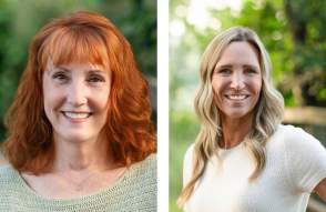 (Left to Right): Jan Romans and Bonnie Dockham of the Brides Project