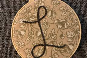 Needlepoint Lettering - Learn to Embroider Your Initials