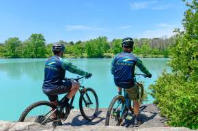 Biking at Quarry Park