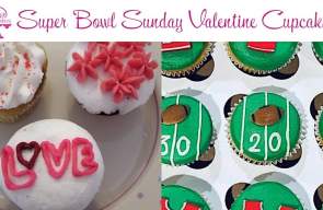 Super Bowl/Valentine Cupcake Decorating