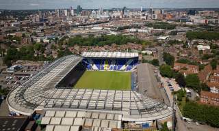 Aerial view of Birmingham City Football Stadium