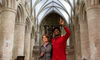 Gloucester Cathedral, film location near Cheltenham