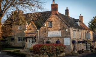 Exterior of the Red Lion at Long Compton