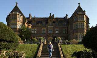 front of the Knightshayes property @National Trust