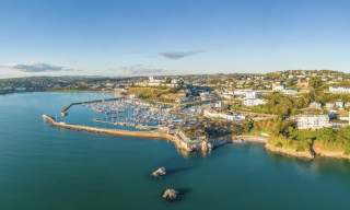 A view of torquay from the sea