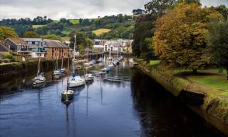 A view of the river dart in totnes