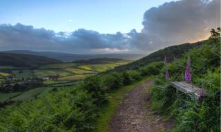 Views over exmoor