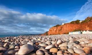 budleigh beach pebbles