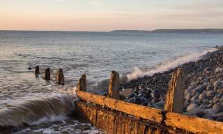 beach at Westward Ho!