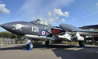 View of an aircraft at Tangmere Museum