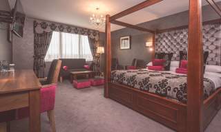 junior suite room at the Corick House Hotel & Spa, County Tyrone