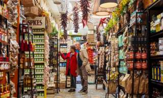 Market Shopping Couple Belfast