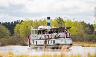 DS Turisten på tur i Haldenkanalen