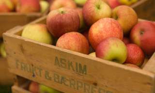 Eplekasse fra Askim Frukt og bærpresseri