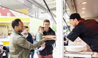 Food Truck i Moss sentrum
