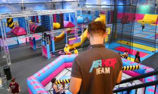Tramolining at Airhop Guildford
