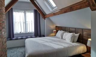 Bedroom at the Stanhill Court Hotel