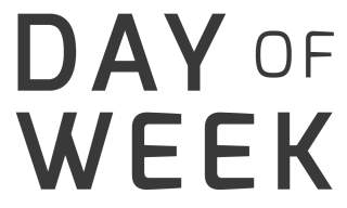 Day of Week - logo