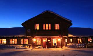 vinter biolde på Hovden Fjellstoga