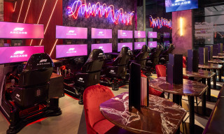 Gaming seats at F1 Arcade
