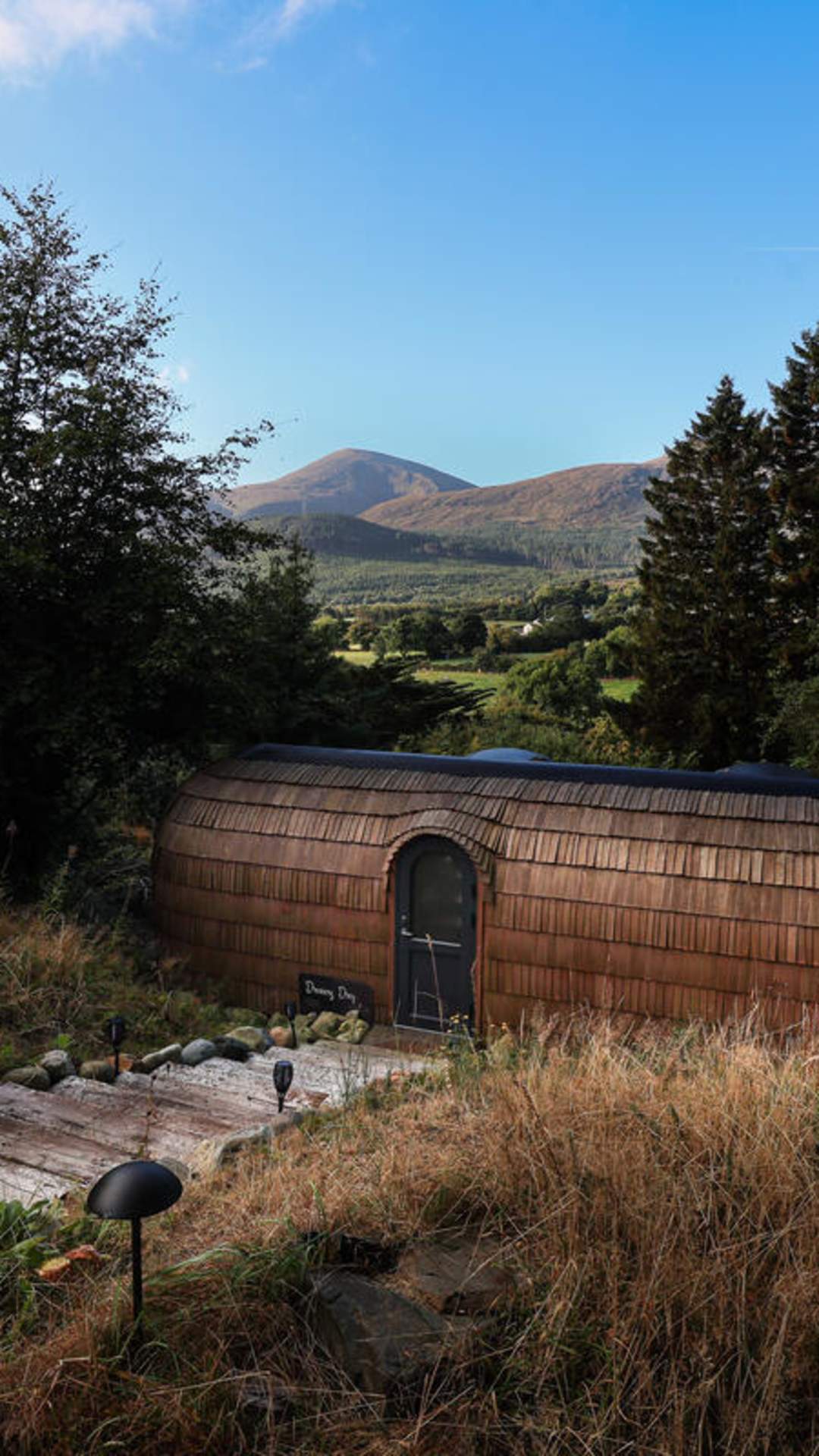 Path to Glamping Cabin at Enniskeen Estate, County Down