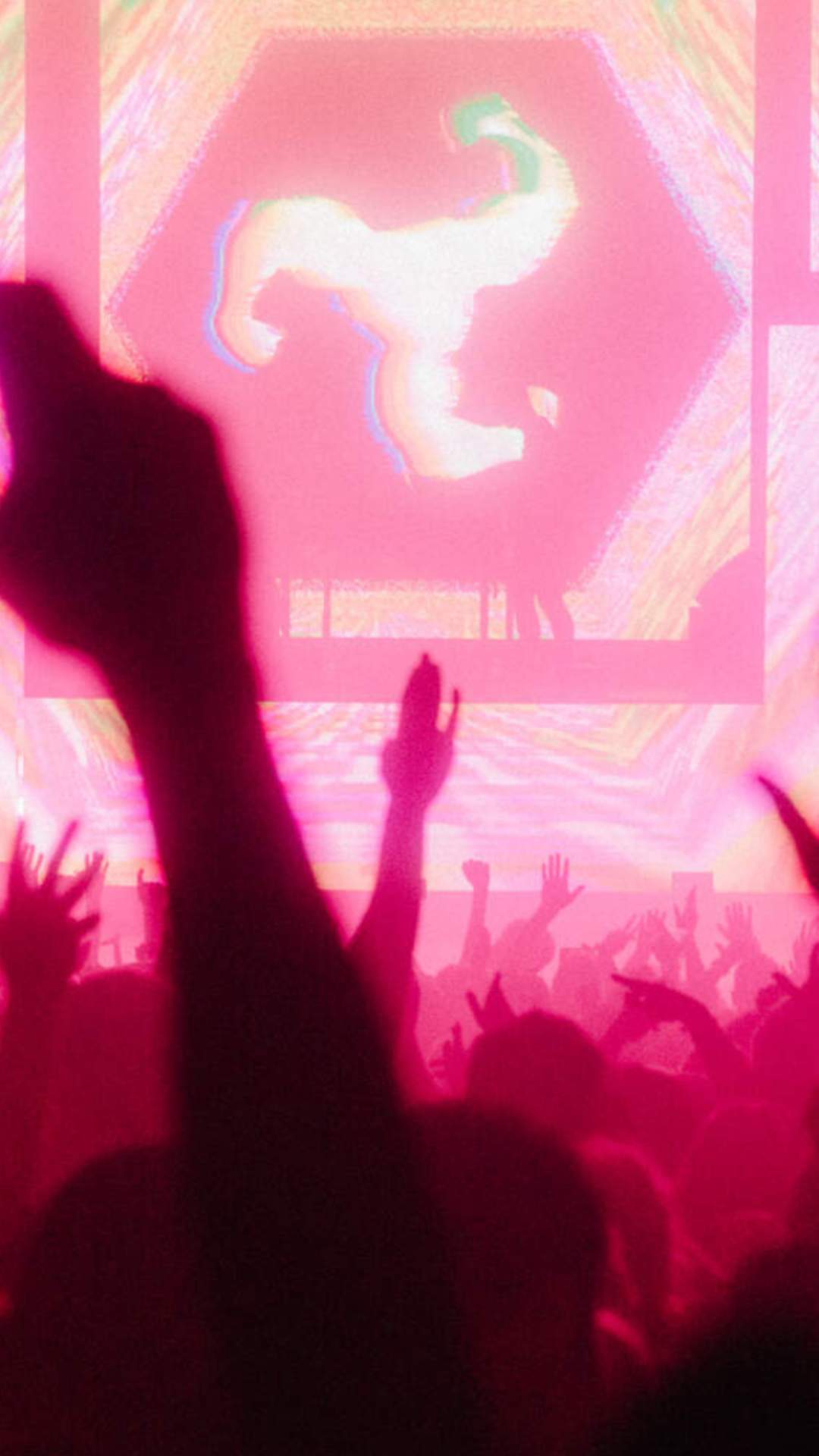 People dancing at the AVA Music Festival, Belfast