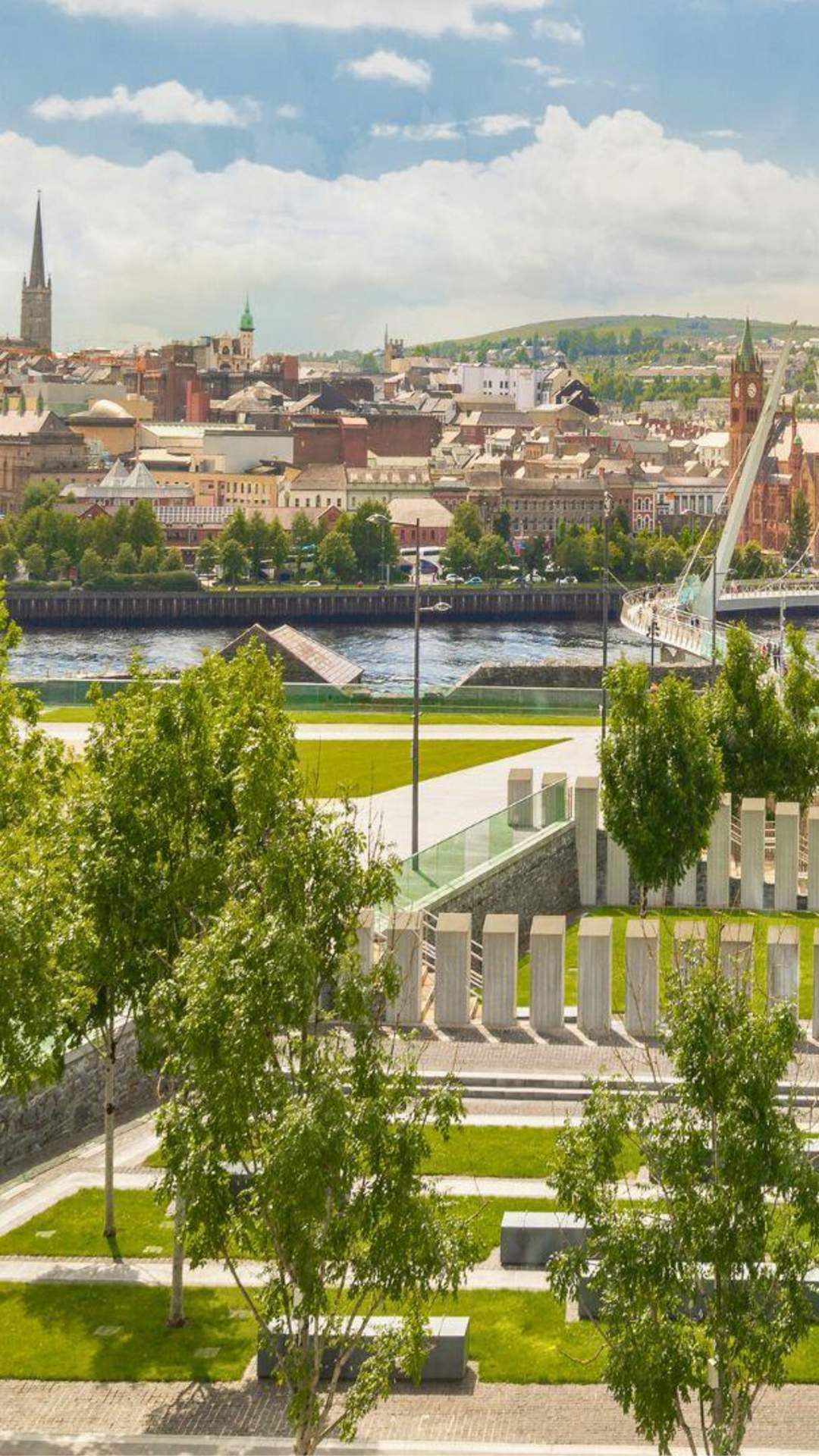 View of Derry from The Ebrington Hotel