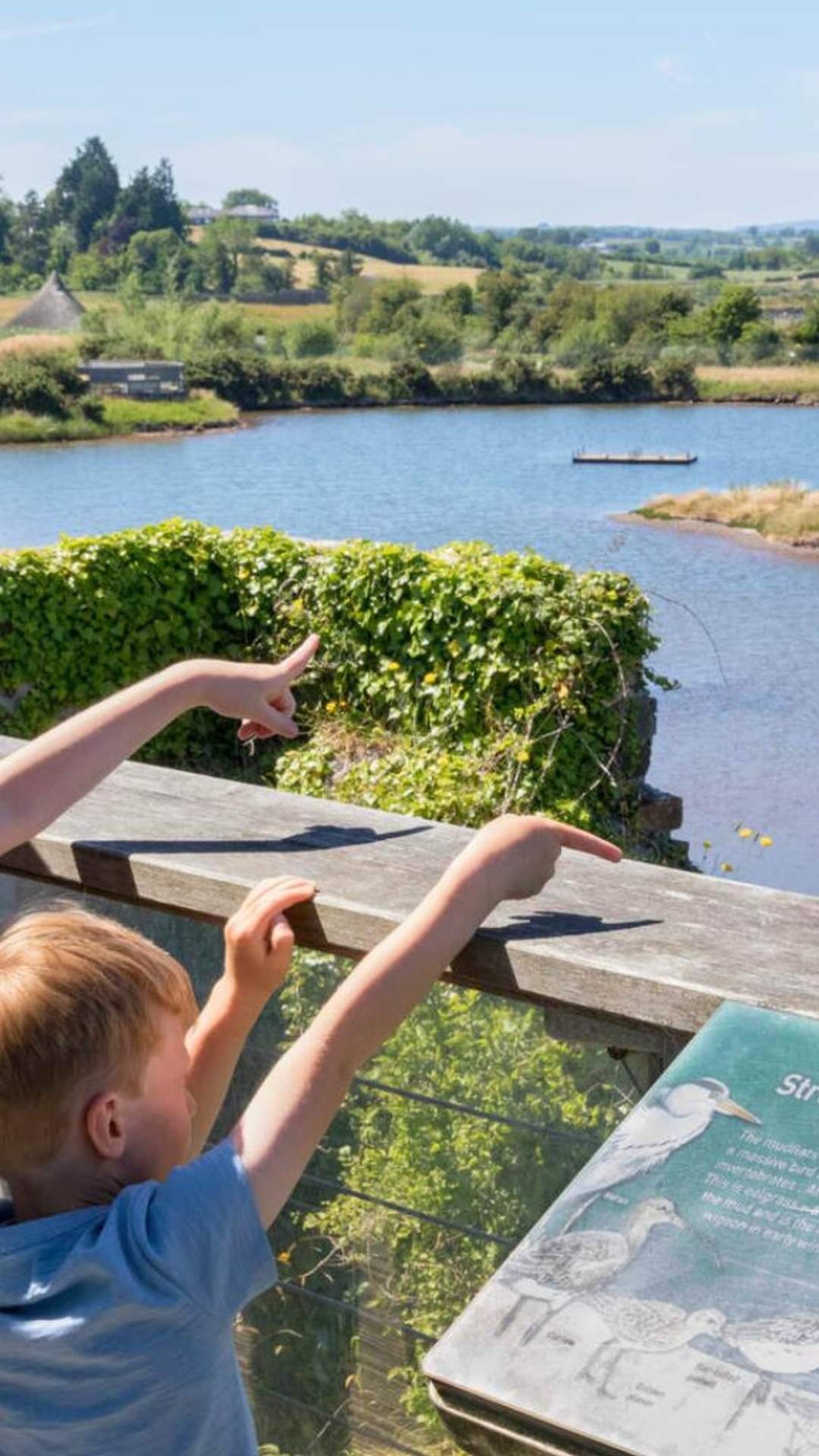 Family Children Outdoor Lake