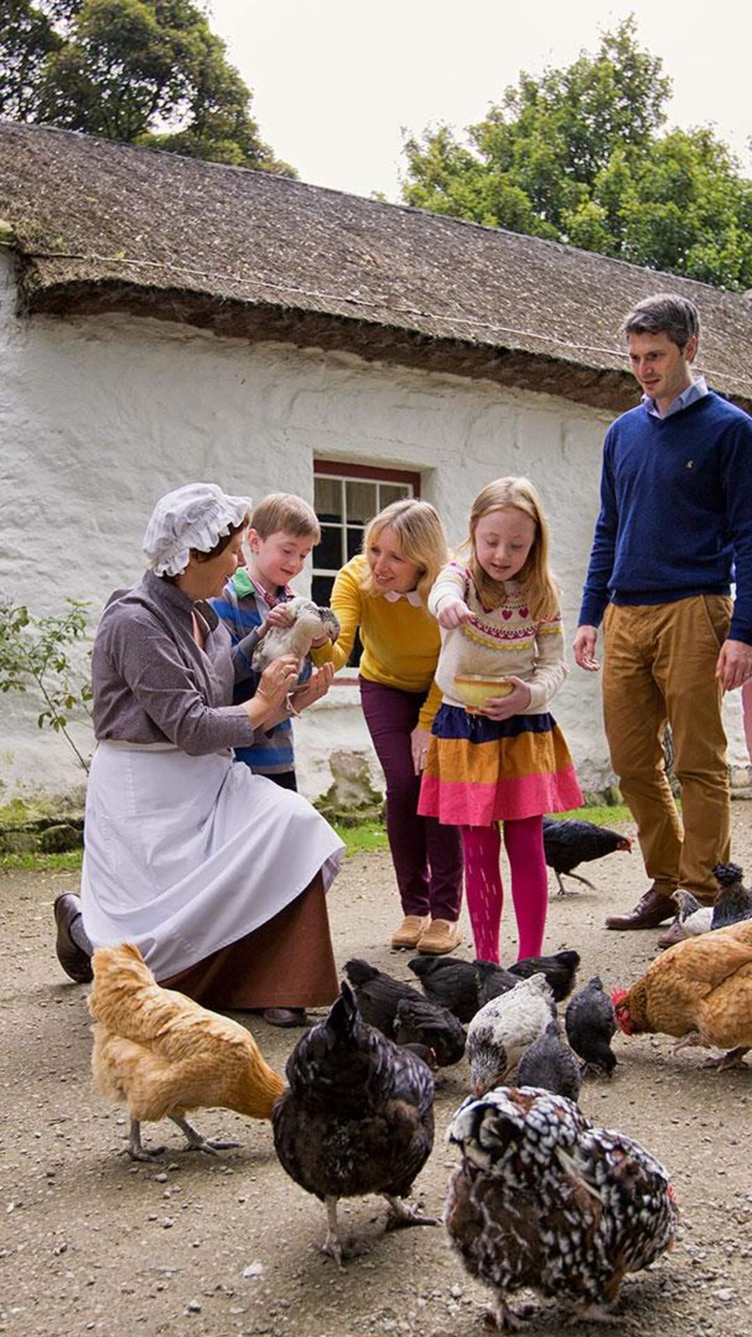 Family Outdoors Children Farm