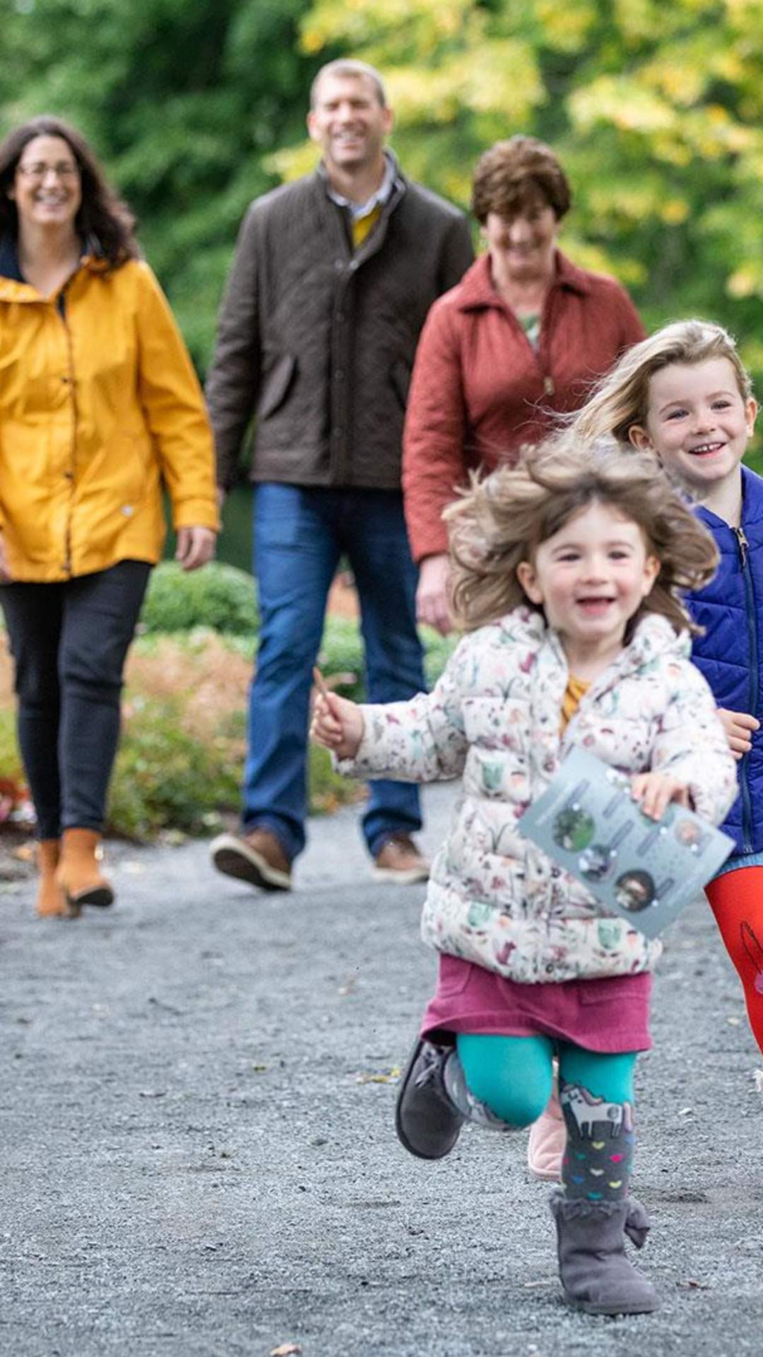 Children Trail Family Nature