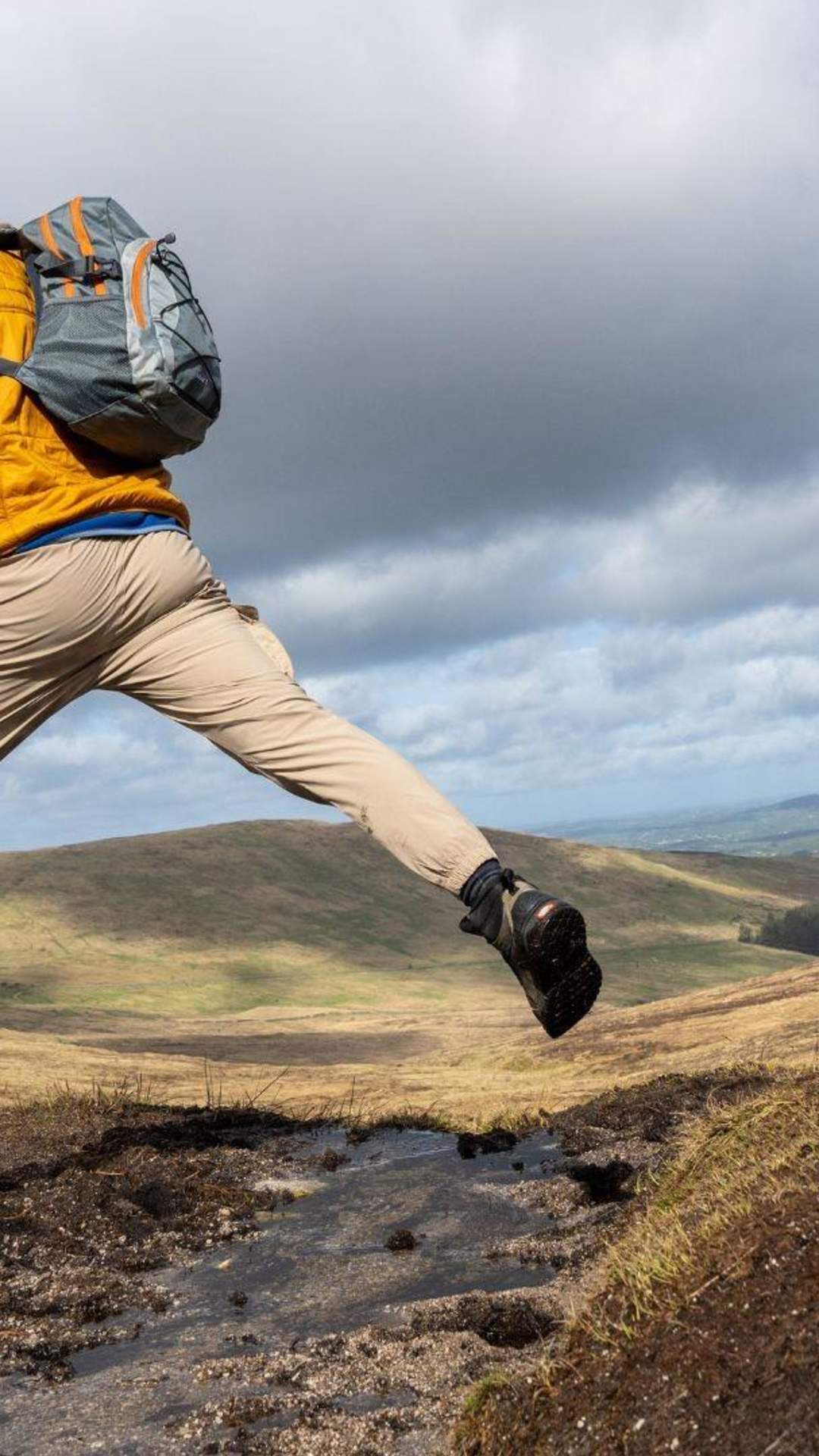 Mourne Mountain Adventures man leaping
