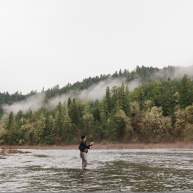 Winter Steelhead Fishing Along the North Umpqua River