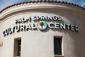 palm springs cultural center sign