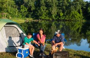 Camping at Lake Shelby