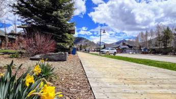 Spring on the boardwalk
