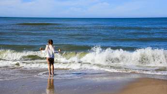 girl at the beach
