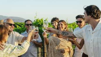 Family reunion toast