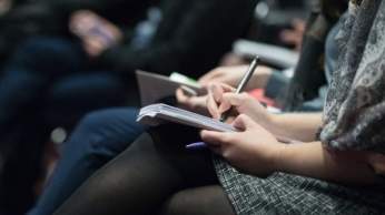 Person taking notes