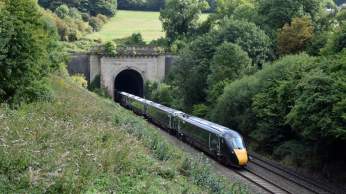 A GWR train entering Box Tunnel - Credit Phil Wakely