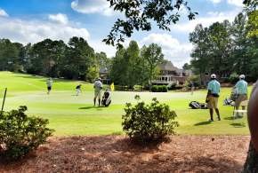 Golfing in Lake Norman
