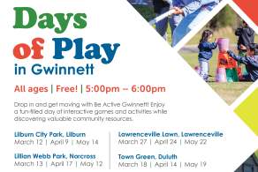 Days of Play in Gwinnett