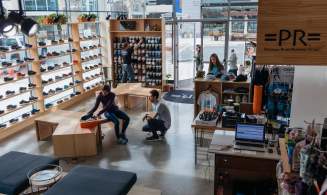 Pr running store sales