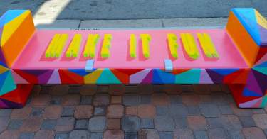 Colorful Creations: Exploring the Art Benches of Palm Springs