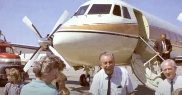 Walt-Disneys-Plane-Mickey-Mouse-One with Walt Disney