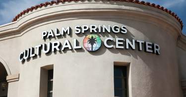 palm springs cultural center sign