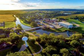 Aerial view of Hanover, IL